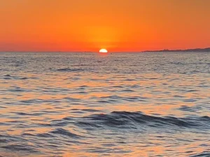 Cala Violina, tramonto