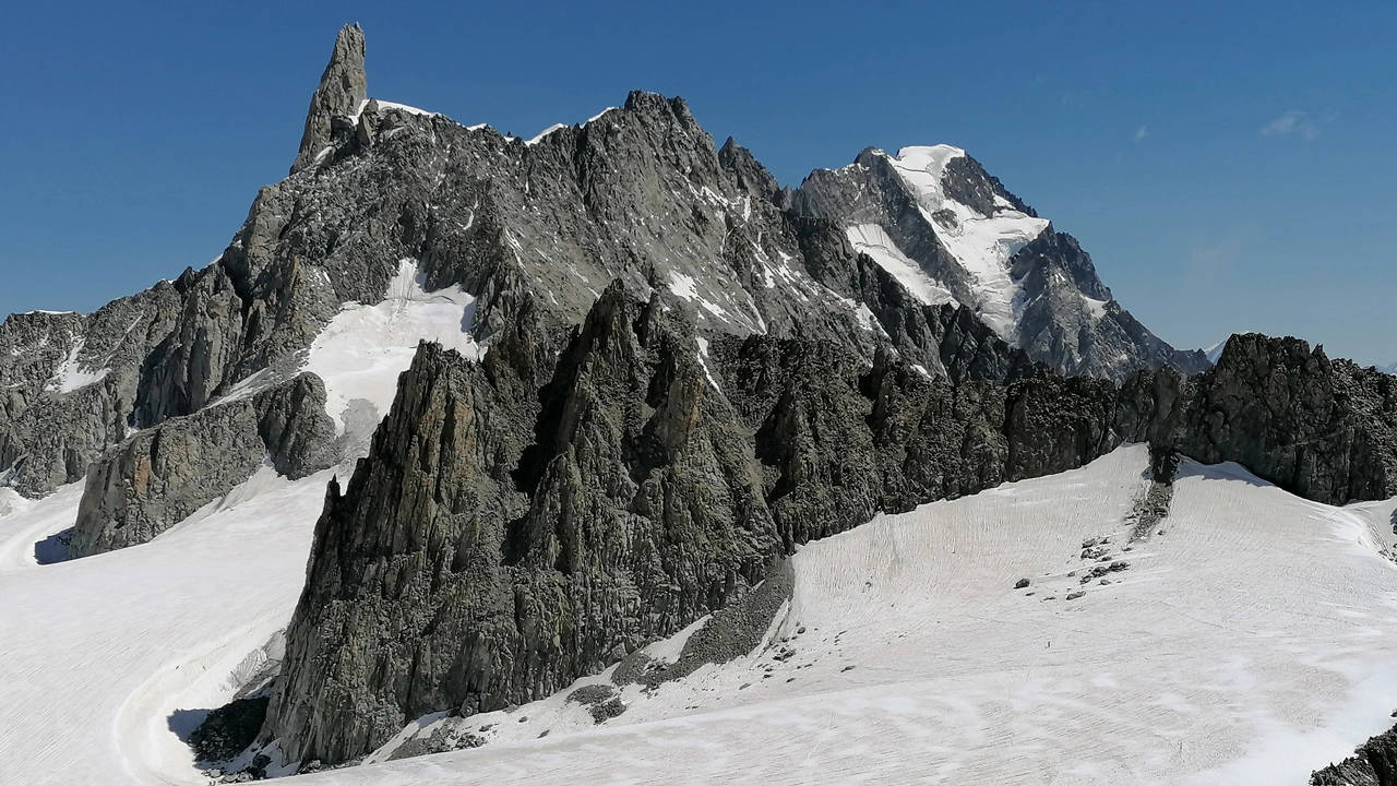 Punta Helbronner, Monte Bianco